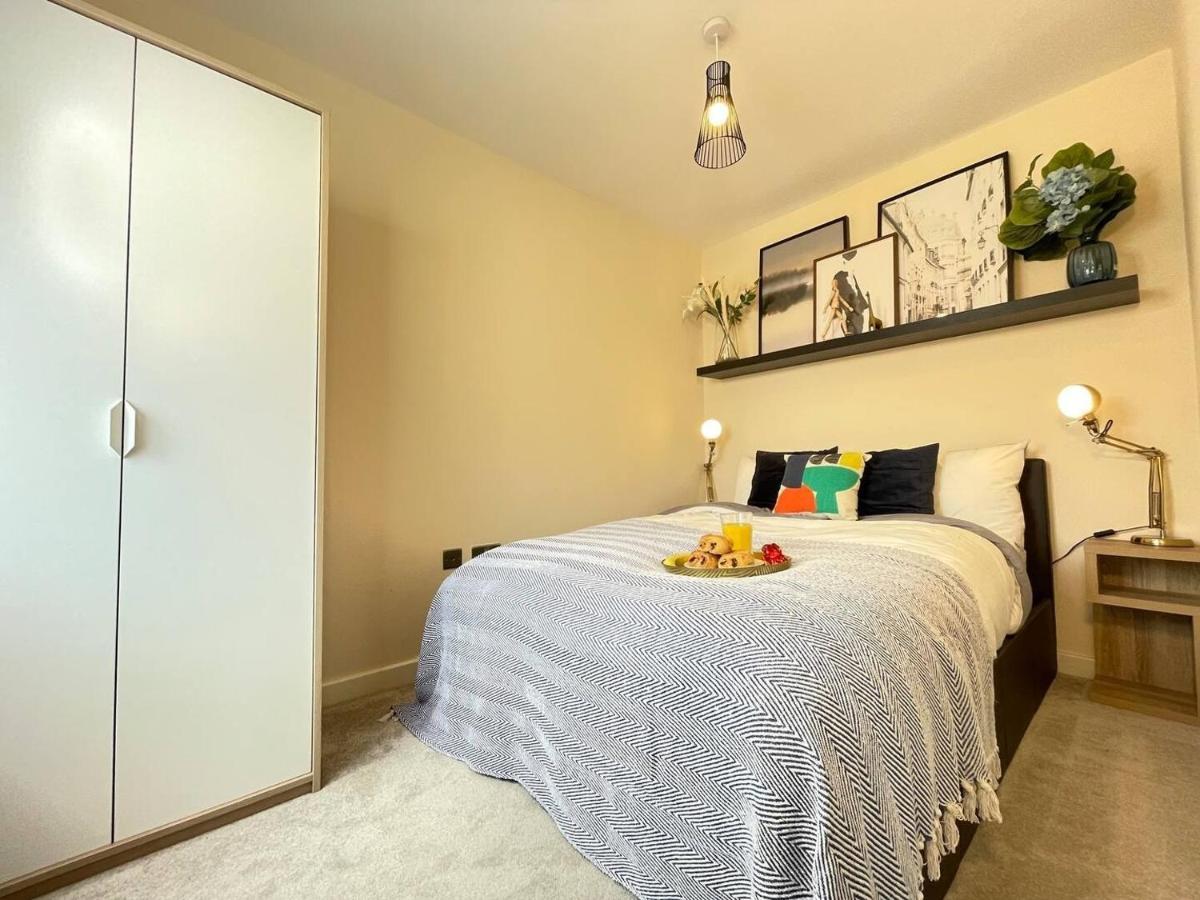 Chic Manchester Townhouse Near Old Trafford Exteriör bild